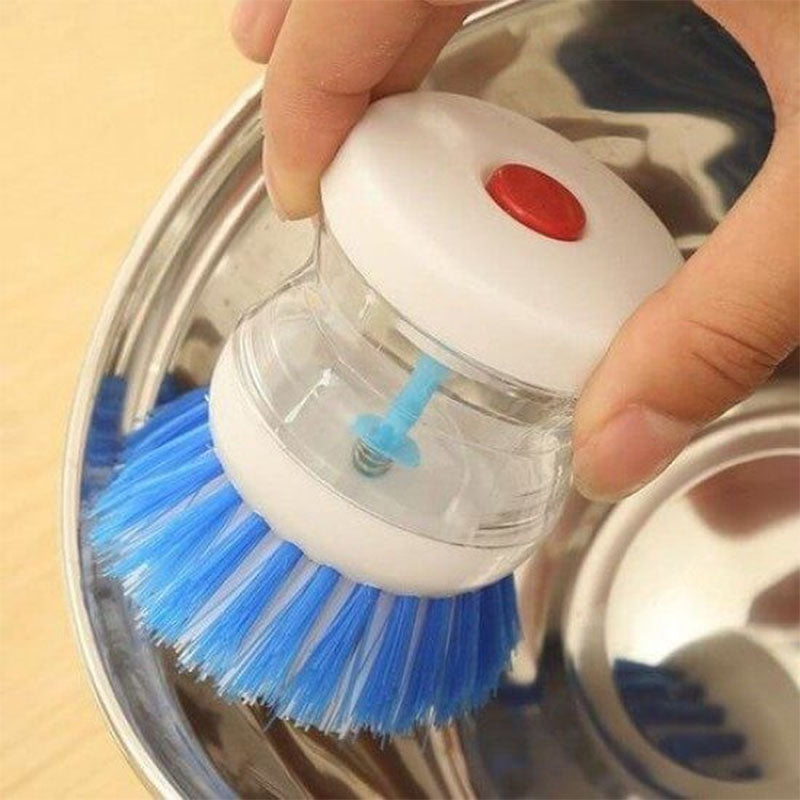 Dish Scrub Brush with Soap Dispenser